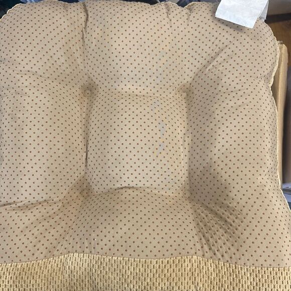 Klear Vu Memory Foam Chair Cushions, Non-Slip Grip Dot, set of 6 - Picture 6 of 6